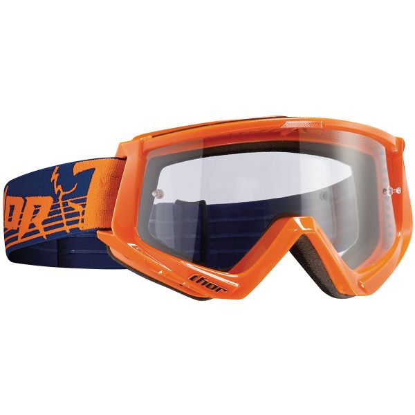 Maschera Cross Thor Conquer Orange Navy Maschera Cross Thor Conquer Orange Navy