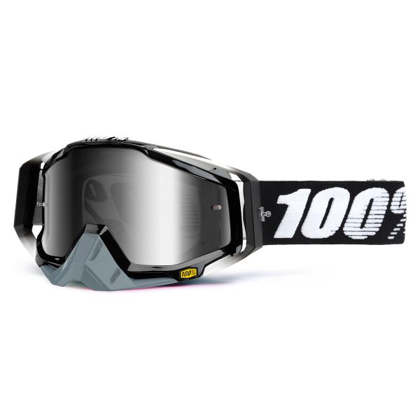 Maschera Cross 100% Racecraft Abyss Black