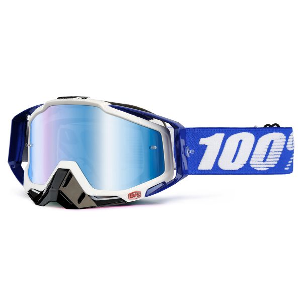 Maschera Cross 100% Racecraft Colbat Blue
