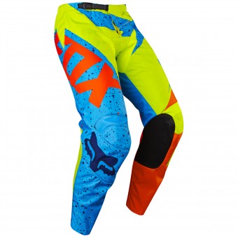 Pantalone Cross FOX 180 Nirv Yellow Blue Pant Bambino 586