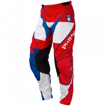 Pantalone Cross pull-in Fighter Blue White Red Pant
