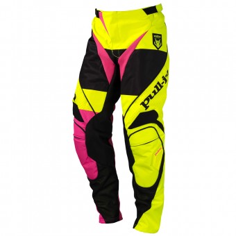 Pantalone Cross pull-in Fighter Neon Yellow Pink Pant
