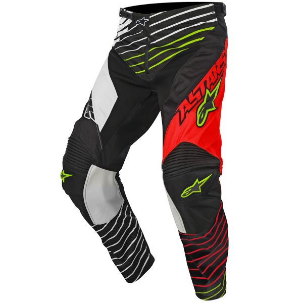 Pantalone Cross Alpinestars Racer Braap Red White Pant Bambino