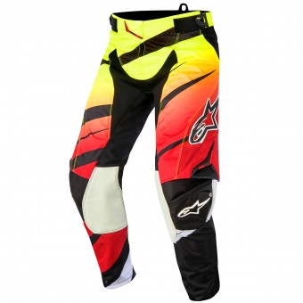 Pantalone Cross Alpinestars Techstar Venom Red Yellow Fluo Pant Pantalone Cross Alpinestars Techstar Venom Red Yellow Fluo Pant