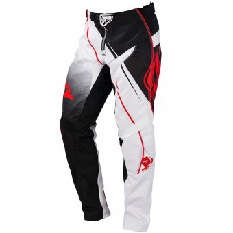 Pantalone Cross Kenny Track Black White Red Pant