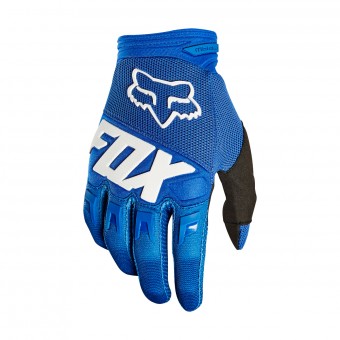 Guanti Cross FOX Dirtpaw Race Blue White 002