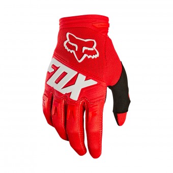 Guanti Cross FOX Dirtpaw Race Red White 003