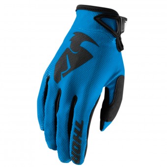Guanti Cross Thor Sector Glove Blue Bambino