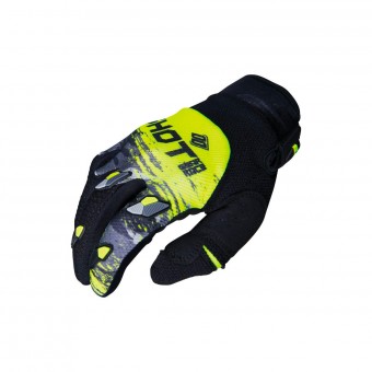 Guanti Cross SHOT Contact Counter Grigio Neon Giallo CE