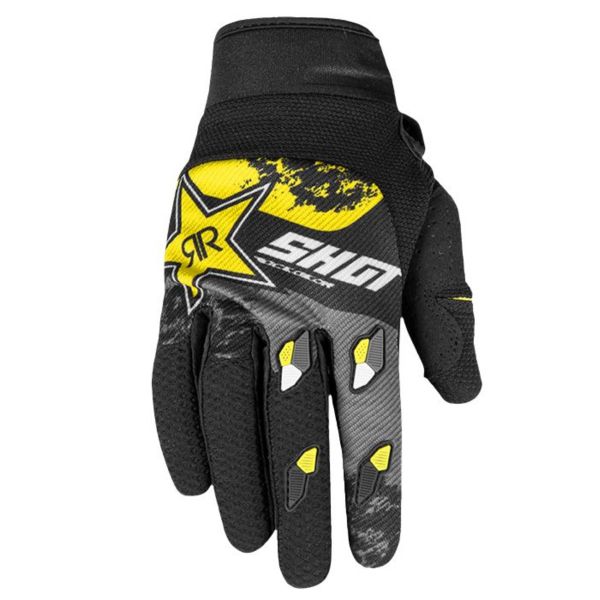 Guanti Cross SHOT Contact Rockstar 2020 Blue Yellow CE