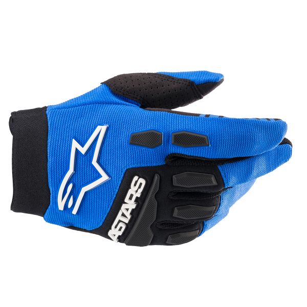 Guanti Cross Alpinestars Full Bore Blue Black Bambino