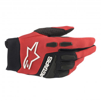 Guanti Cross Alpinestars Full Bore Bright Red Black Bambino Guanti Cross Alpinestars Full Bore Bright Red Black Bambino