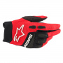 Guanti Cross Alpinestars Rosso brillante nero