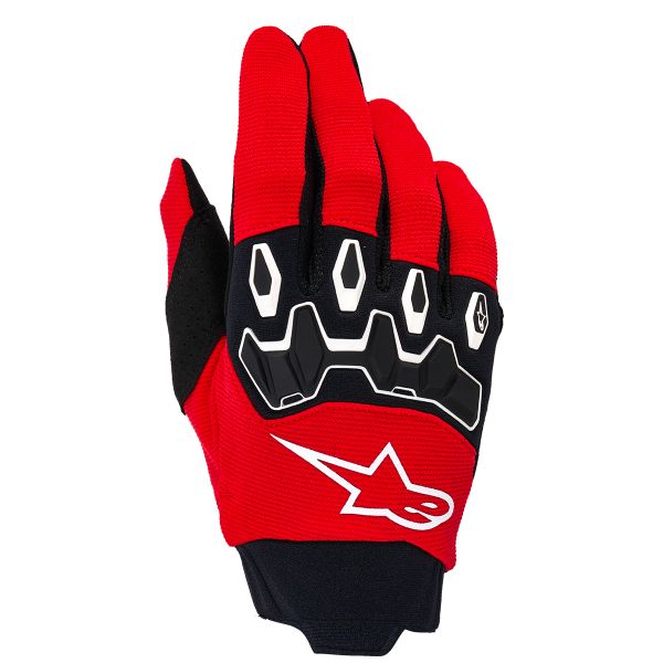Guanti Cross Alpinestars Full Bore V2 Gloves Bright Red Black