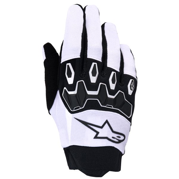 Guanti Cross Alpinestars Full Bore V2 Gloves Light Gray Black