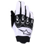 Guanti Cross Alpinestars Full Bore V2 Gloves Light Gray Black
