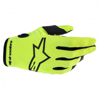 Guanti Cross Alpinestars Radar Gloves Yellow Fluo Black