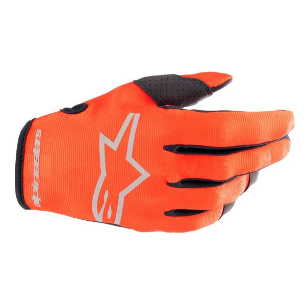 Guanti Cross Alpinestars Radar Hot Orange Black Bambino