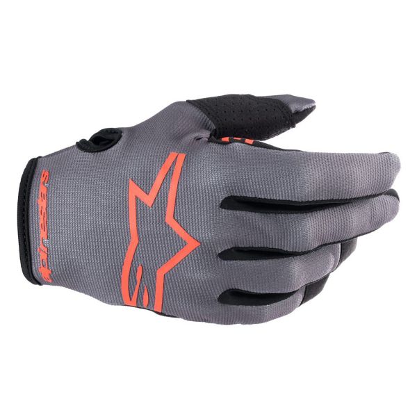Guanti Cross Alpinestars Radar Magnt Neon Red Bambino