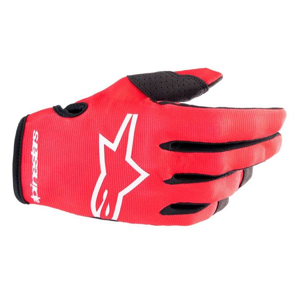 Guanti Cross Alpinestars Radar Mars Red White Bambino
