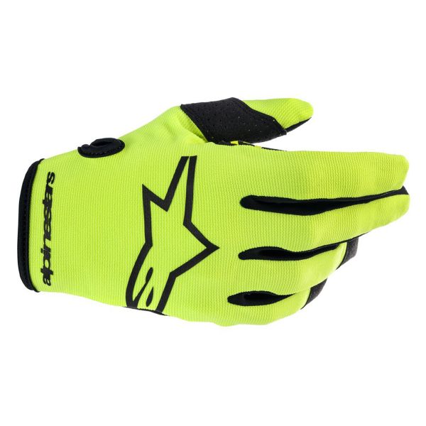 Guanti Cross Alpinestars Radar Yellow Fluo Black Bambino Guanti Cross Alpinestars Radar Yellow Fluo Black Bambino