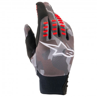 Guanti Cross Alpinestars SMX-E Black Camo Red Fluo Guanti Cross Alpinestars SMX-E Black Camo Red Fluo
