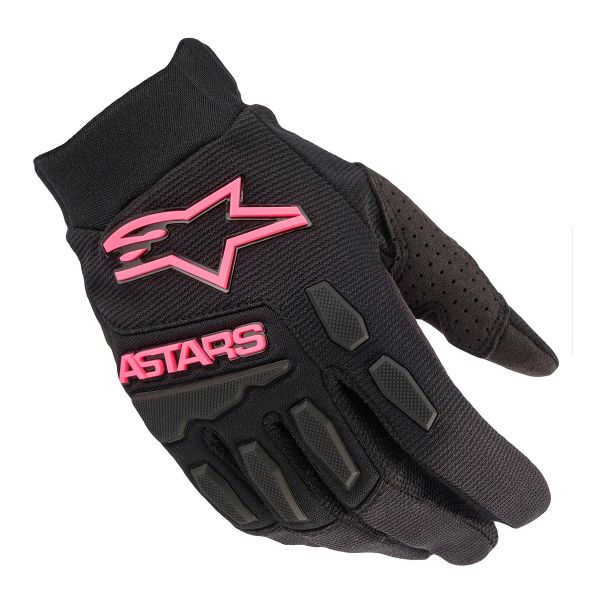 Guanti Cross Alpinestars Stella Full Bore Gloves Black Pink Fluo