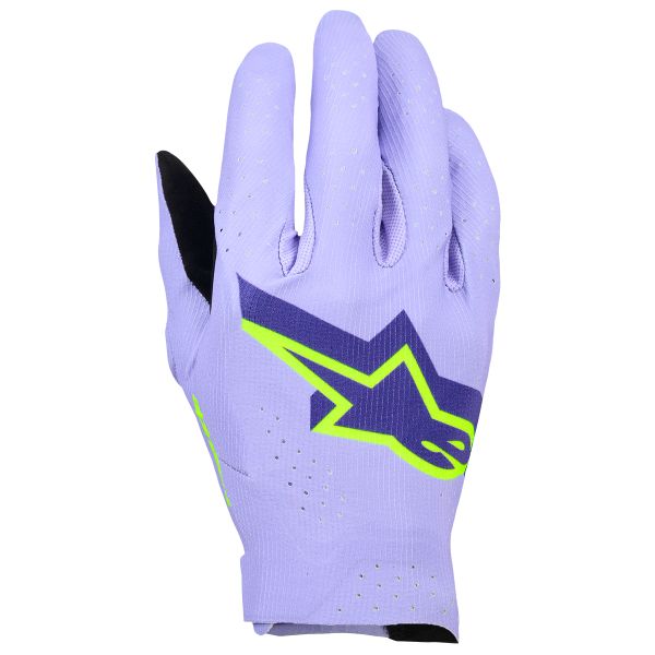 Guanti Cross Alpinestars Supertech Mx Gloves Lavender Violet Fluo Yellow Guanti Cross Alpinestars Supertech Mx Gloves Lavender Violet Fluo Yellow