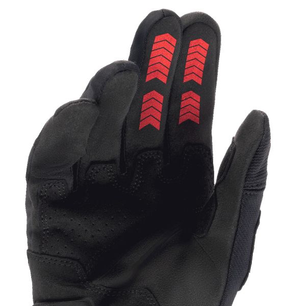 Alpinestars Guanto Techdura Rosso Fuoco Nero