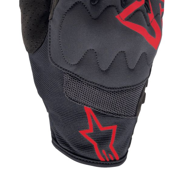 Alpinestars Guanto Techdura Rosso Fuoco Nero