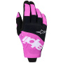 Guanti Cross Alpinestars Techstar Gloves Black Light Gray Purple