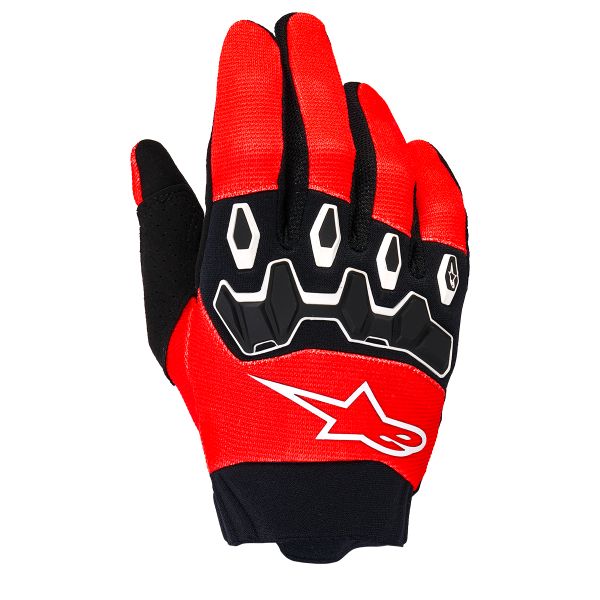 Guanti Cross Alpinestars Youth & Kids Full Bore V2 Gloves Bright Red Black