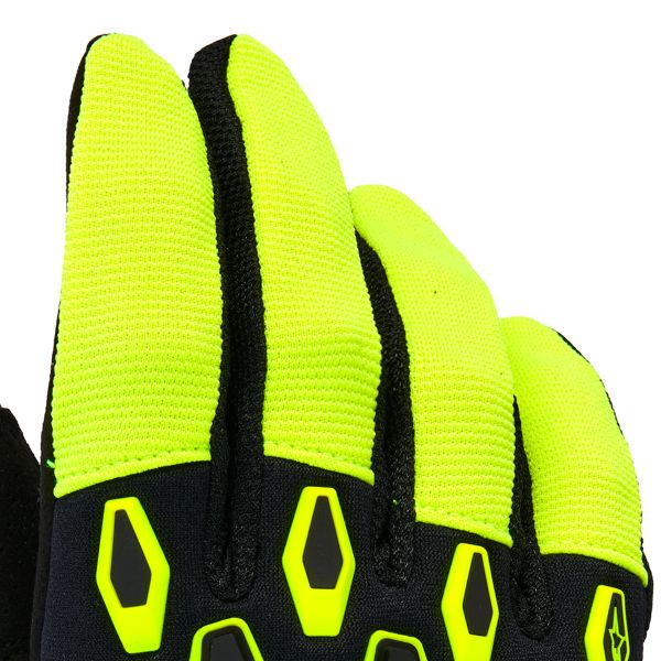 Alpinestars Youth & Kids Full Bore V2 Gloves Yellow Fluo Black