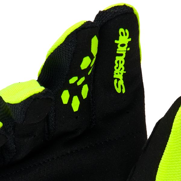 Alpinestars Youth & Kids Full Bore V2 Gloves Yellow Fluo Black