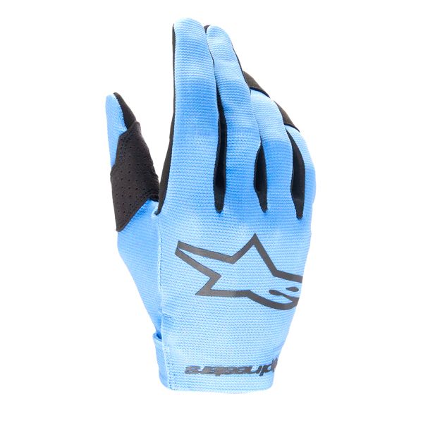 Guanti Cross Alpinestars Youth Radar Light Blue Black