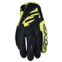 Guanti Cross Five Mxf3 Evo nero giallo fluo