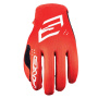Guanti Cross Five Mxf4 Bambino Mono Rosso