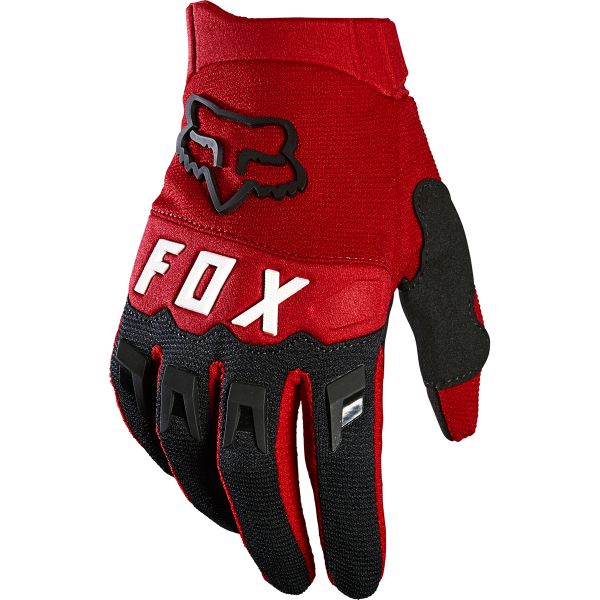 Guanti Cross FOX Dirtpaw Glove Flame Red Bambino