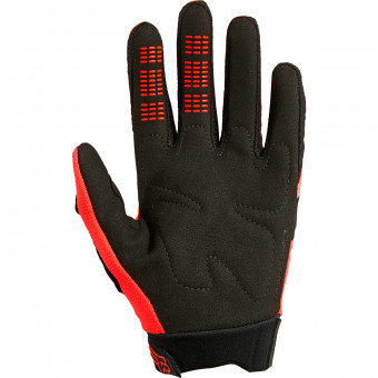 FOX Dirtpaw Glove Fluo Red Bambino