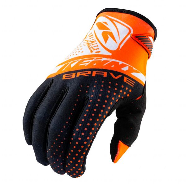 Guanti Cross Kenny Brave Orange Gloves