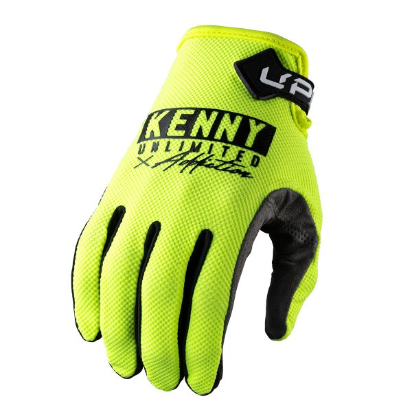 Guanti Cross Kenny Up Neon Yellow Gloves