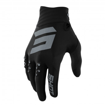 Guanti Cross SHOT Contact Black Gloves