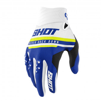 Guanti Cross SHOT Contact Shining Glove Navy