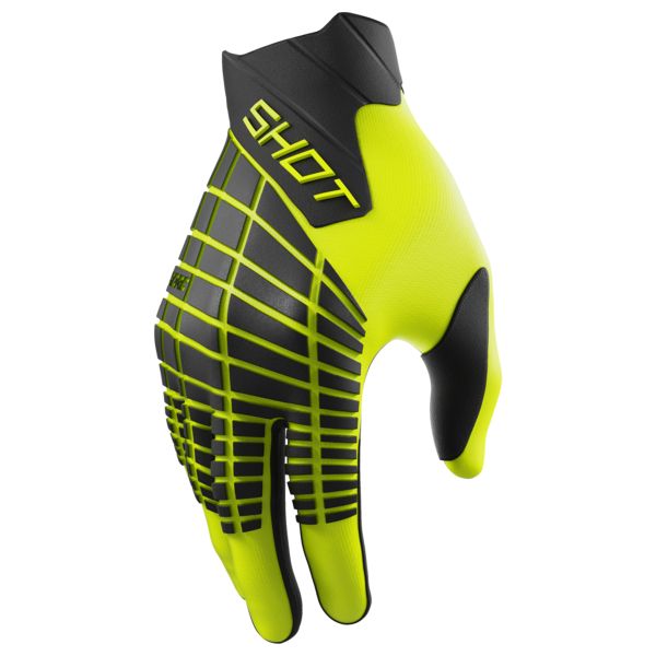 Guanti Cross SHOT Core Max giallo neon