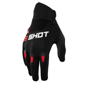 Guanti Cross SHOT Devo Red Gloves Bambino