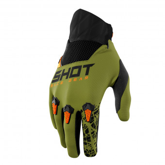 Guanti Cross SHOT Devo Storm Glove Kaki