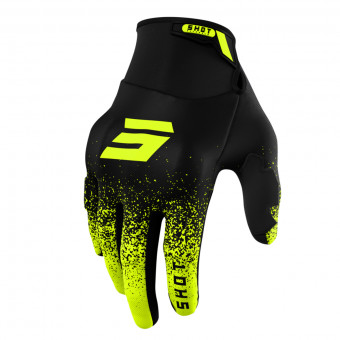Guanti Cross SHOT Drift Edge Neon Yellow