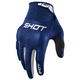 Guanti Cross SHOT Deriva Blu Onice