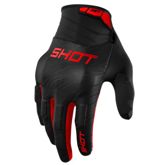 Guanti Cross SHOT Deriva Rosso Onice