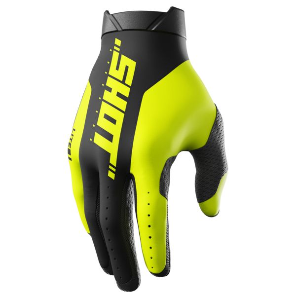 Guanti Cross SHOT Lite Pro giallo neon